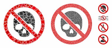 Titrek Ögelerin Ölü Kafatası Bileşimi Simgesi Yok