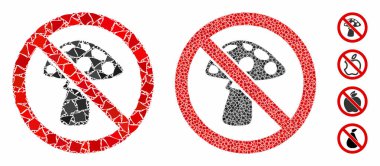 Ani Parçaların Mantar Mozaik Simgesi Yok