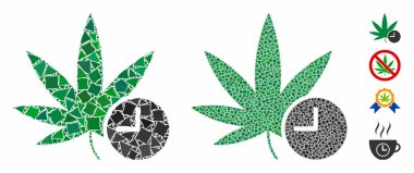 Humpy Ögelerinin Ot Zamanı Mozaik Simgesi