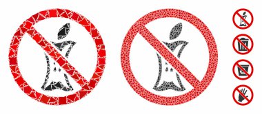 Çarpışan Parçaların Mozaik Simgesine çöp atma