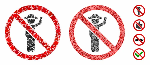 Otostop çeken tüberöz elementlerin Mozaik Simgesi Yok