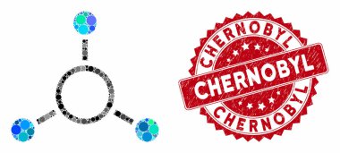 Çernobil Damgalı Kolaj Radyasyon Yapısı