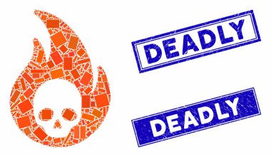 Cehennem Ateşi Mozaiği ve Çizilmiş Dikdörtgen Mühürleri