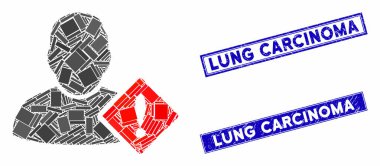 Kullanıcı Sorunu Mozaiği ve Çizilmiş Dikdörtgen Mühürleri