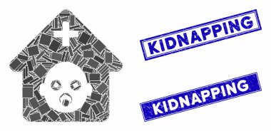 Doğum Öncesi Hastanesi Mozaiği ve Dikdörtgen Filigranı Çizilmiş