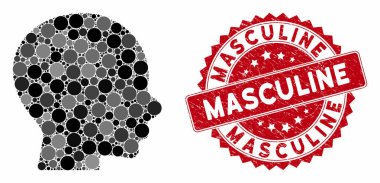 Tehlike Erkeği Damgalı Mozaik Çocuk Profili