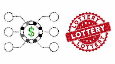 Dokulu Piyango Damgalı Mozaik Kumarhane Çipi Devresi