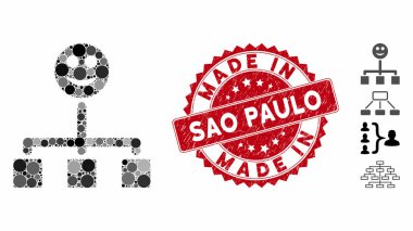 Sao Paulo Damgalı Mutlu Hiyerarşi Simgesi