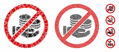 Düzensiz Ögelerin Mozaik Simgesi Ödeme Bozukluğu Yok