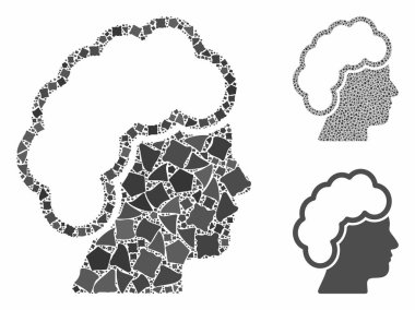 Sarışın Profil Kompozisyon Parçalarının Simgesi