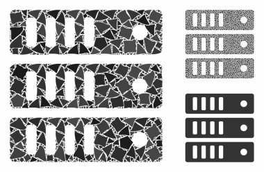 Ragged Elements 'ın Veritabanı Sunucusu Mozaik Simgesi