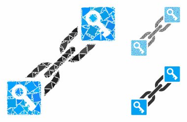 Ragged Ögelerinin Temel Engelleme Bileşimi Simgesi