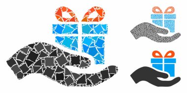 Şimdiki Mozaik Arazi Parçaları Simgesi