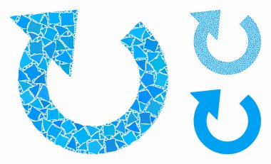 Ani Ögelerin Cw Mozaik Simgesini Döndür