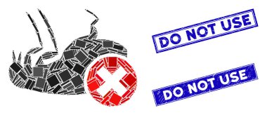 Pire Mozaiğini Öldür ve Çizilmiş Dikdörtgen Mühür Kullanma