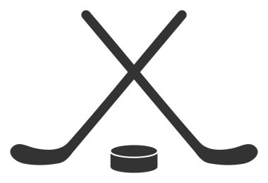 Düz Raster Hokey Simgesi