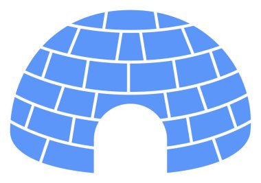 Düz Raster Igloo Simgesi