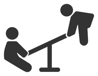 Düz Raster Kid Swing Simgesi