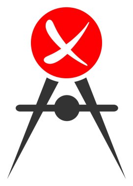 Düz Raster Kalite Kontrolü Başarısız Simge