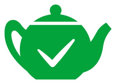 Düz Raster Gerçek Çaydanlık Simgesi