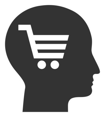 Düz Raster Alışveriş Rüyası Simgesi