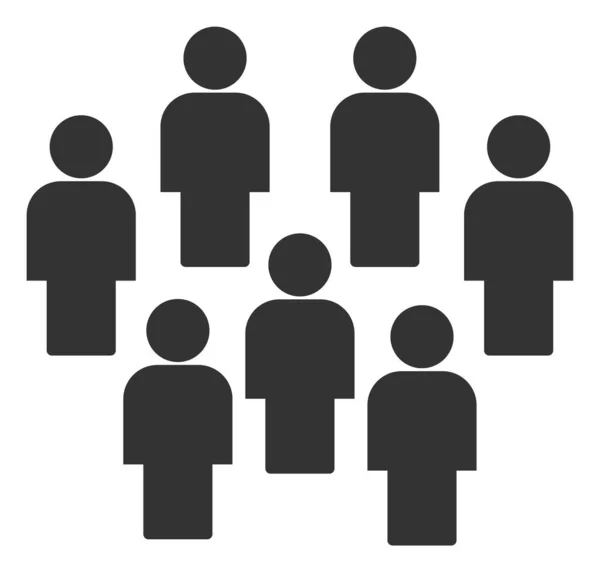 Płaska ikona demograficzna Raster — Zdjęcie stockowe