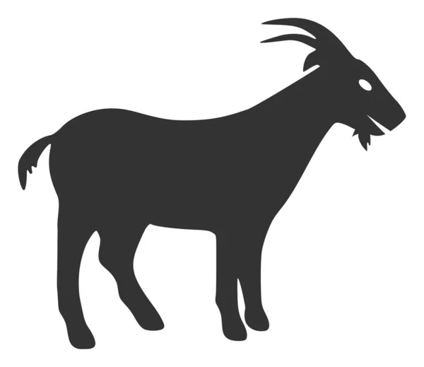 Flat Raster Goat Icon — Stock Photo, Image