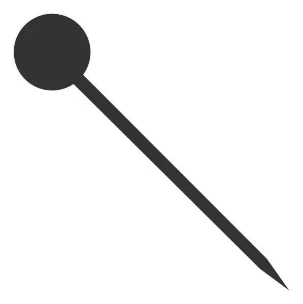 Плоская икона Растер Шарп Пин — стоковое фото