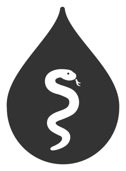 Flat Raster Snake Oil Icon