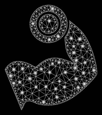 Alevli Benekli Ağ Vücut Geliştirme Kas Sistemi