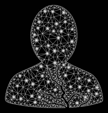 Işıl ışıl parlayan benekli 2d Karsinom Hastası