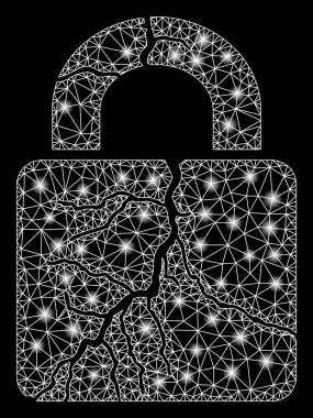 Fişek Kablosu Çerçeveli Bozuk Kilit Fişek Benekleriyle