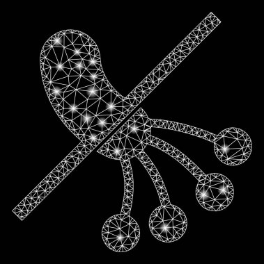 Fişek Kablo Çerçevesi Fişek Benekli Bakteri Yok