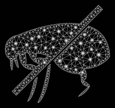 Fişek Kablo Çerçevesi Işık Noktalı Pire Yok