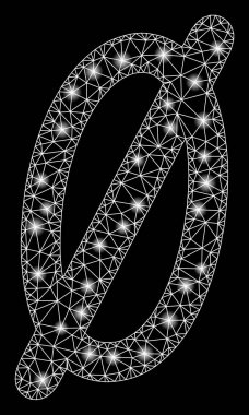 Parlak Kablo Çerçevesi Flash Noktalarıyla Yok