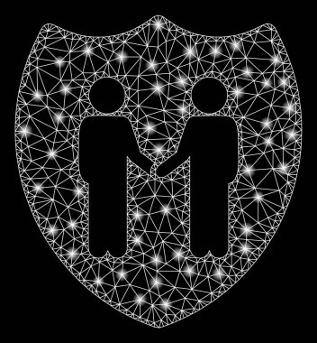 Fişek lekeli Ağlar 2d Güven Kalkanı