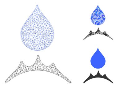 Su Dirençli Vektör Ağı Modeli ve Üçgen Mozaik Simgesi