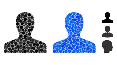 Yuvarlak Noktaların İstemci Kompozisyon Simgesi