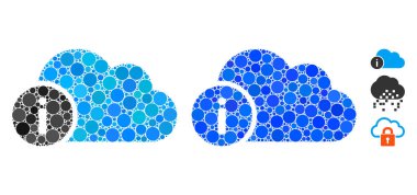 Bulut Bilgileri Bileşimi Çember Noktalarının Simgesi