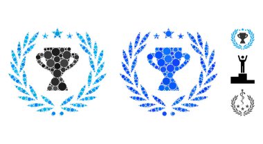 Küresel Ögelerin Görkemli Mozaik Simgesi