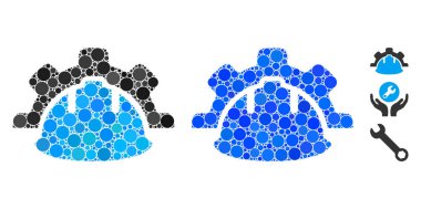 Küresel Ögelerin Sanayi Geliştirme Bileşimi Simgesi