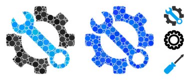 Servis Araçları Bileşimi Çemberlerin Simgesi