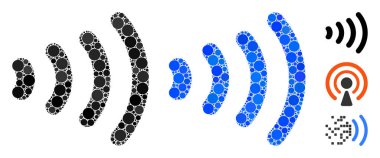 Çemberlerin Kablosuz Bileşimi Simgesi