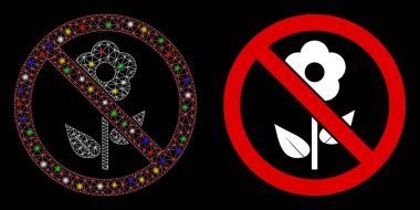 Fişek Ağı 2d Fişek Benekli Çiçek Simgesi Yok