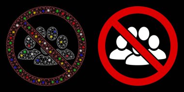 Fişek Kablosu Çerçevesi Alev Benekli Kalabalık Simgesi Yok