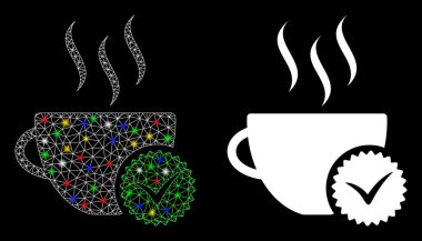 Fişek Ağı En İyi Kahve Simgesi Alevli