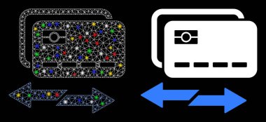 Fişek Kablosu Çerçeve Kredi Kartı Değişim Simgesi