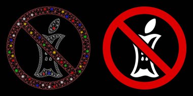 Fişek Kabuğu Simgeyi İşaret Noktalarıyla Kirletme