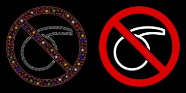 Parlak Ağlı 2d Flaş Noktalı Kimyasal Kaplama Simgesi Yok