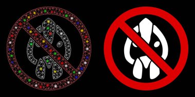 Işıl ışıl parlayan İskelet Fişekli Tavuk Kafası Simgesi Yok